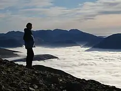 Temperature inversion in the Lake District