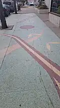 Historic Terrazzo sidewalks, 4712 El Cajon Boulevard