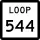 State Highway Loop 544 marker