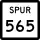 State Highway Spur 565 marker