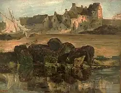 Fishing Village, 1831, oil on canvas