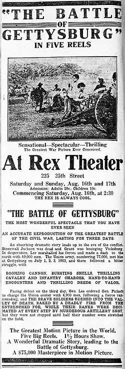The Battle of Gettysburg (1913)