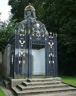 The Birdcage Arbour in Melbourne Hall gardens