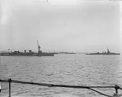 British cruisers in Liepāja