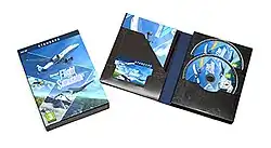 Photograph of the game's CD release. Inside the box there are two discs.