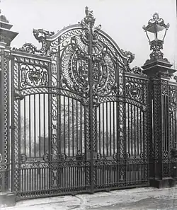 The Canadian Gates at Buckingham Palace, London.