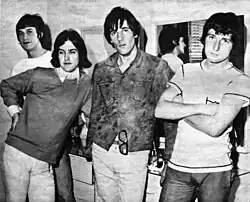 The four Kinks pose for the photographer