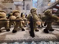 Marching soldiers, Weymouth Artist: Jenny Shepherd & Diane Peacock