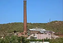 Smelter Stack of the old Magma Smelter Complex