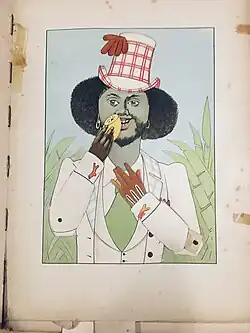 The Moor from Attention! Pull tab moves arms.