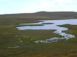 The southern end of Loch a' Bhaid-luachraich