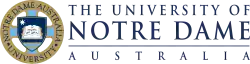 This is the logo of the University of Notre Dame Australia.