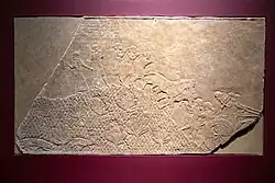The capture of Ummanaldash, King of Elam by the Assyrians. 645-640 BCE.[7]
