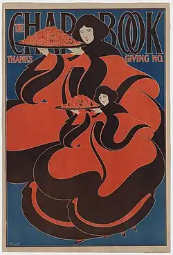 Image 51Cover of the Thanksgiving 1895 issue of The Chap-Book, designed by Will H. Bradley (from Graphic design)