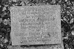 Photograph of Julia Stephen's tomb at Highgate Cemetery