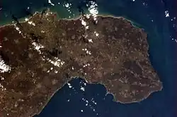 A view of Salento from satellite