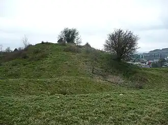 Builth Castle (masonry removed) (1277)
