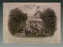 The promenade leading to Montpellier