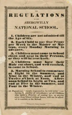 List of rules covering admissions, attendance and appearance of pupils.