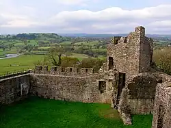 Outer courtyard ranges at Dynevor Castle