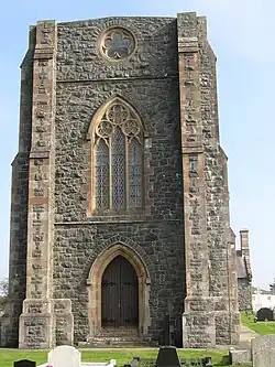 The tower of St Patrick's Chapel, Legamaddy (2011)