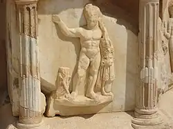 Bas-Relief (on bottom of stage), theater