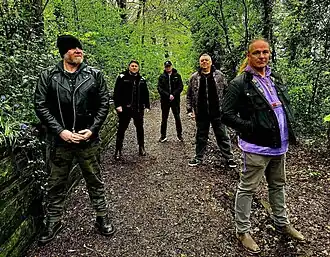 This Winter Machine 2024 Left to right: Dave Close, Aaron Gidney, Alan Wilson, Al Winter, Leigh Perkins