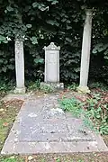 Thomas Jolliffe Monument in churchyard, about 50 metres south east of Church of St Peter and St Paul