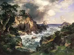 Point Lobos, Monterey, California by Thomas Moran, 1912