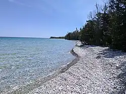 Lake Huron shoreline