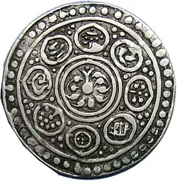 Image 13Tibetan kong par tangka, dated 13-45 (= AD 1791), reverse (from Tibetan tangka)