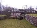 Stone burial chamber at Tinkinswood