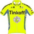 Tinkoff (cycling team) jersey