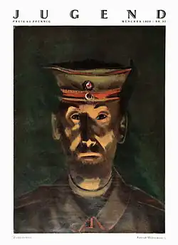 Vol. XXXV, No. 32 (1930) by Konrad Westermayr&nbsp;[de]. A German soldier