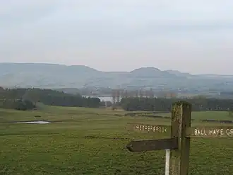 Tittesworth reservoir in the Staffordshire Moorlands