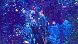 Tjasa Iris, Blue Jungle, 160 x 90 cm, manipulated photograph, 2016