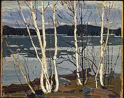 Spring in Algonquin Park, Spring 1917. McMichael Canadian Art Collection, Kleinburg