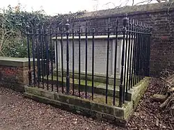 Tomb of John Constable and Family and Attached Railings in St John-at-Hampstead Churchyard
