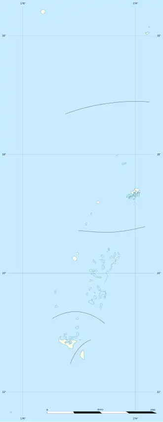 Home Reef is located in Tonga