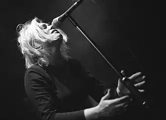 Halliday live at the Garage, London, in 1995