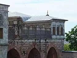 Partial view of the Kiosk of Osman III in the Harem of Topkapı Palace (1754–1755)