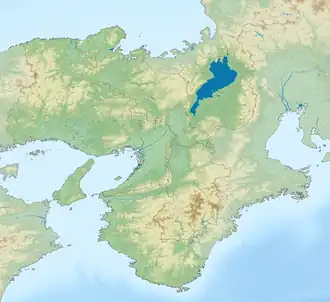 1944 Tōnankai earthquake is located in Kansai region