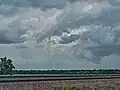 A tornado in its roping out stage near the town of Merino, Colorado during a historic tornado outbreak that produced 37 tornadoes across the state.