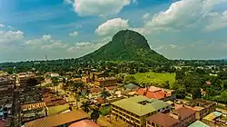 Geological Monument , with rock shelters/ scenic landscape. A tourist attraction .