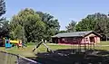 Town hall and playground