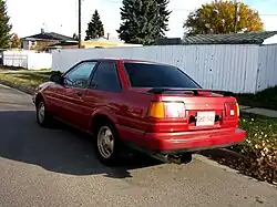 1985 Corolla Sport GT-S coupé (US/Canada)