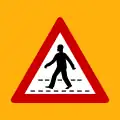 Κ-15 Pedestrian crossing ahead