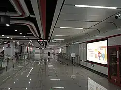 Transfer passageway to Zhangcha railway station