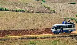 Bus between Lushoto and Lukosi.