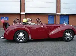 Triumph 1800 Roadster from the side